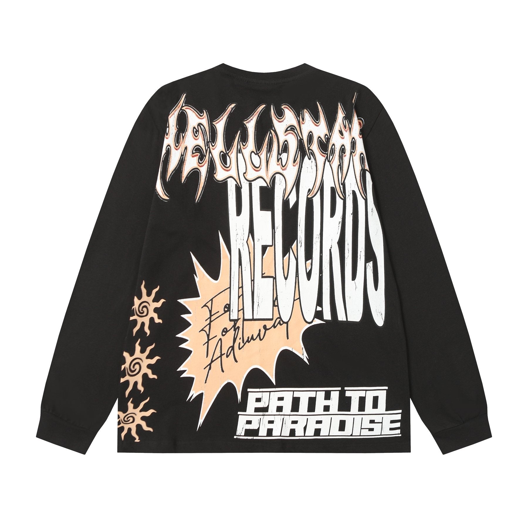 Hellstar Path to Paradise Graphic Long-Sleeve T-Shirt — back