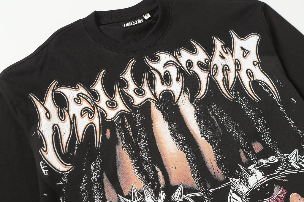 Hellstar Path to Paradise Graphic Long-Sleeve T-Shirt — detail