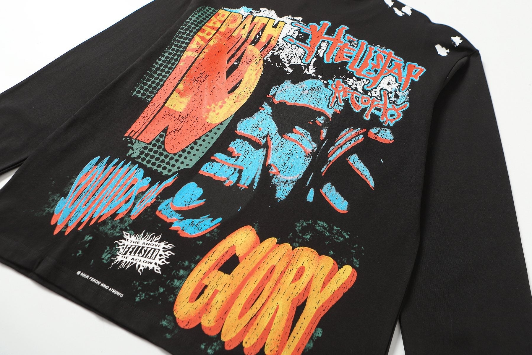 HEILSTAR Records Graphic Long-Sleeve T-Shirt — detail