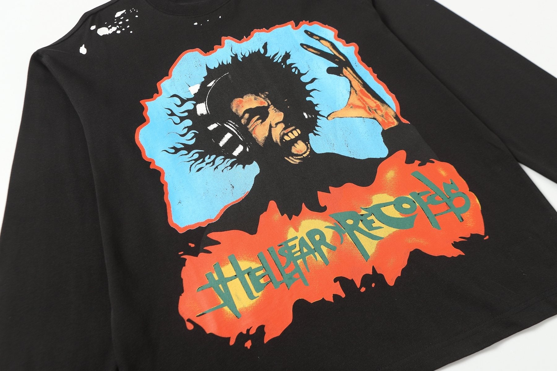 HEILSTAR Records Graphic Long-Sleeve T-Shirt — detail