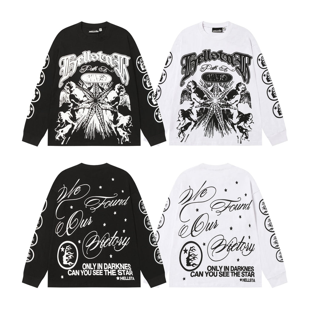 Hellstar Angel Starburst Long-Sleeve T-Shirt — comparison