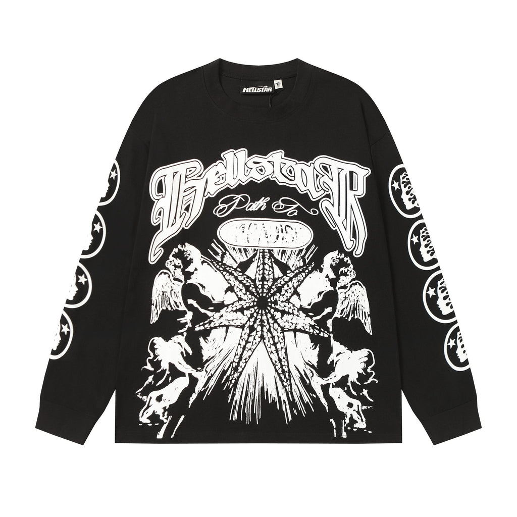 Hellstar Angel Starburst Long-Sleeve T-Shirt — hero