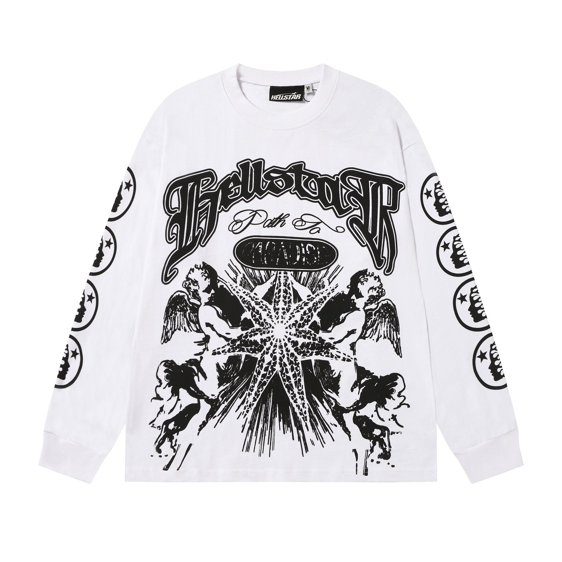 Hellstar Angel Starburst Long-Sleeve T-Shirt — front