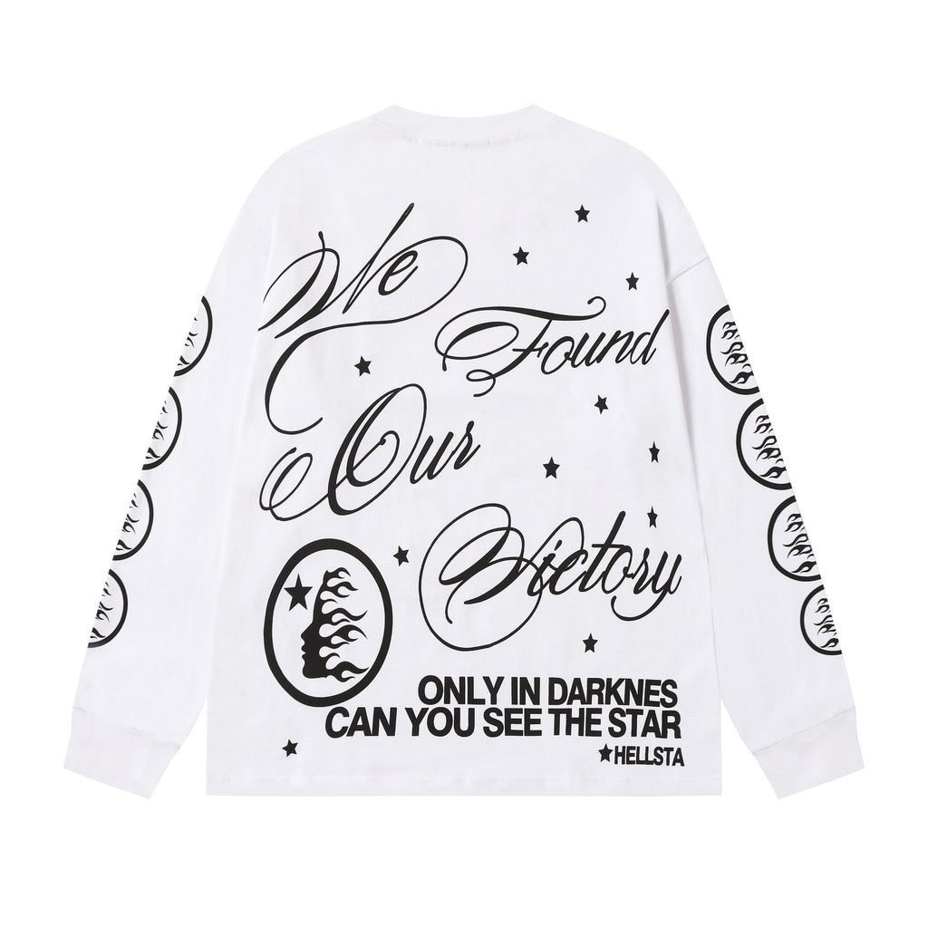 Hellstar Angel Starburst Long-Sleeve T-Shirt — back