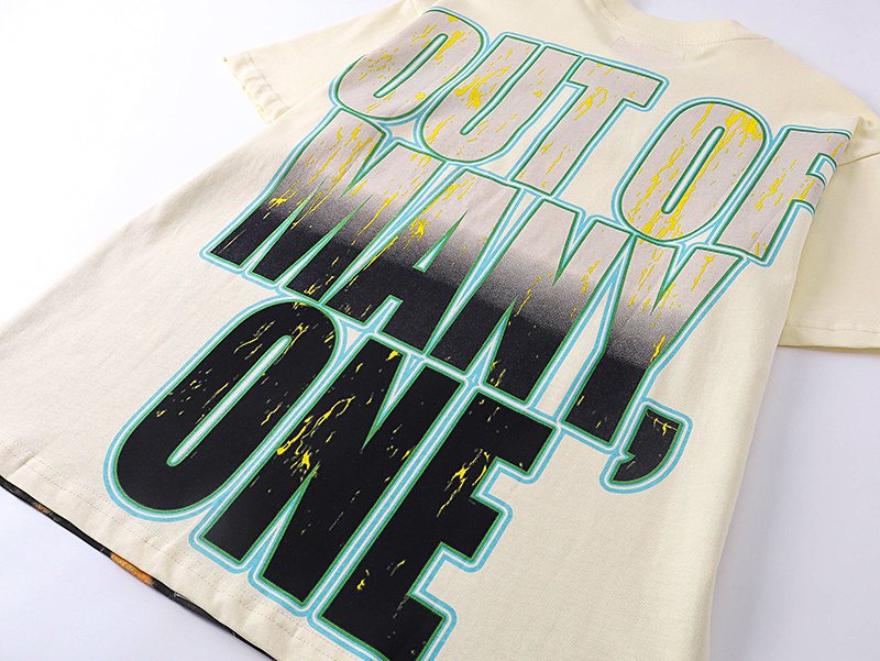 Godspeed Cream Car Graphic Short-Sleeve T-Shirt — detail