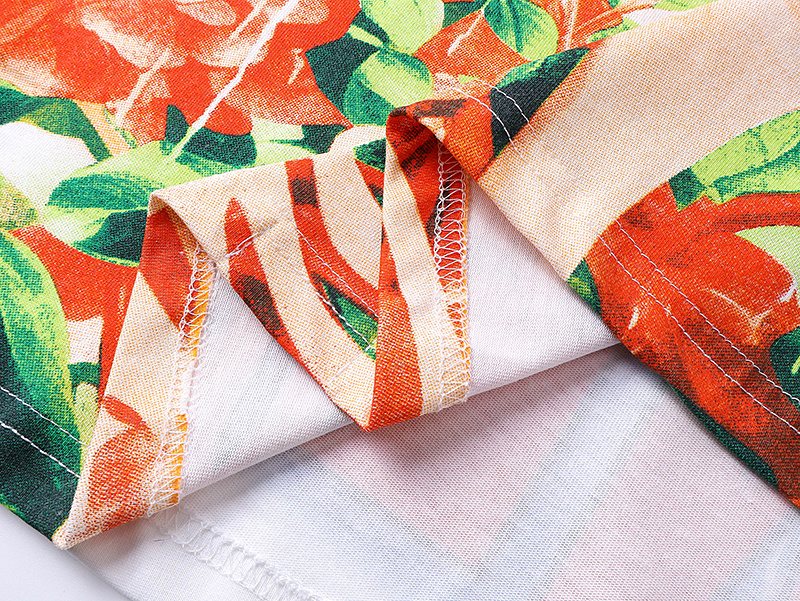 Godspeed Skeleton Floral Graphic T-Shirt — fabric_closeup