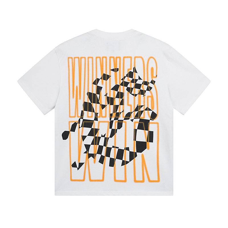 Godspeed Astronaut Skull Racing Graphic T-Shirt — back