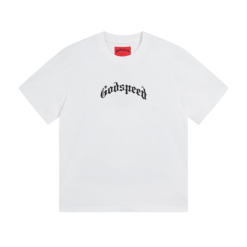 Godspeed Skull Floral Graphic T-Shirt — hero