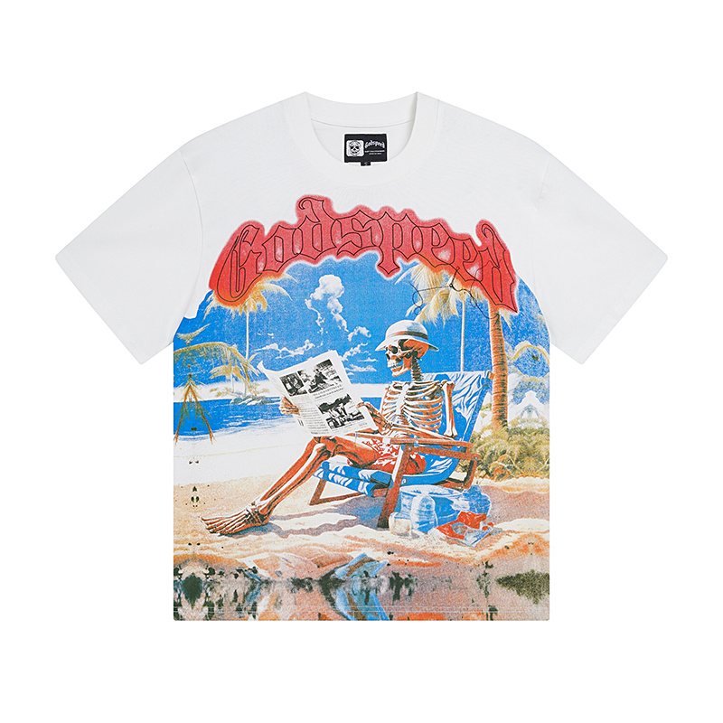 Godspeed Rock Street Graphic T-Shirt — front