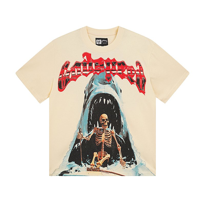 Godspeed Shark Skeleton Graphic T-Shirt — hero