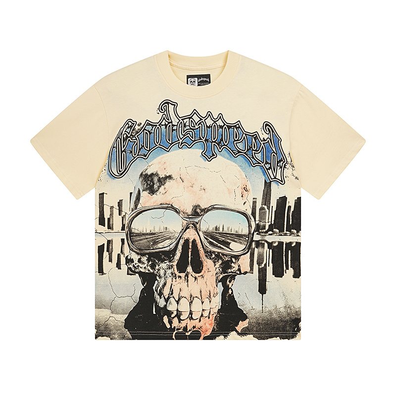 Godspeed Skull Graphic Short-Sleeve T-Shirt — hero