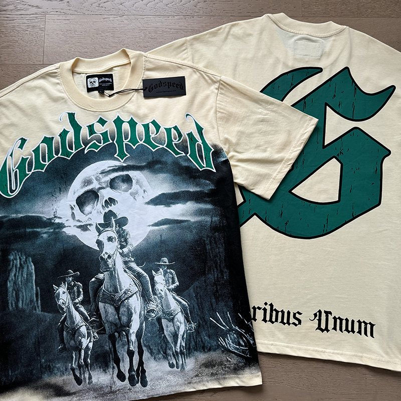 Godspeed E Pluribus Unum Graphic Short-Sleeve T-Shirt — context