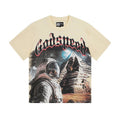 Godspeed Astronaut Pyramid Graphic T-Shirt — hero