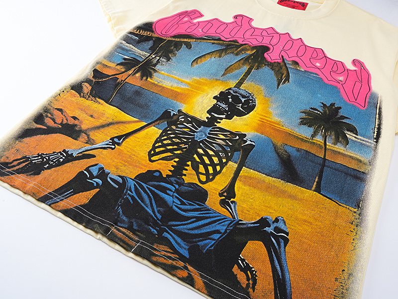 Godspeed Skeleton Beach Graphic Short-Sleeve T-Shirt — detail