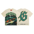 Godspeed Cream Boat Graphic Short-Sleeve T-Shirt — hero