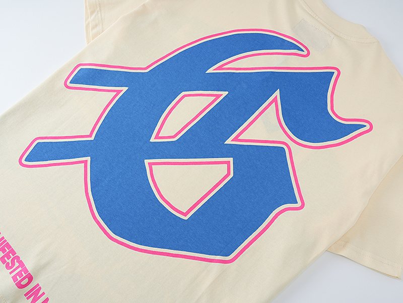 Godspeed Cream Front & Back Graphic T-Shirt — detail
