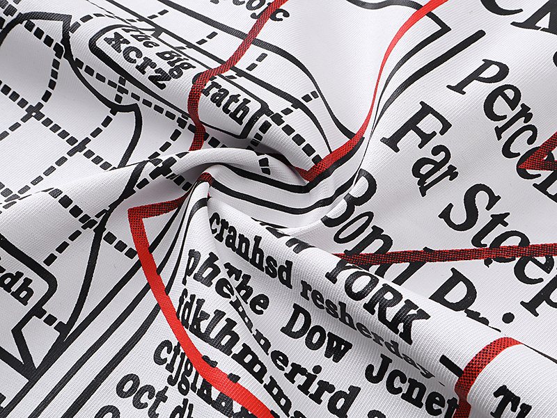 Godspeed Stock Chart Graphic Short-Sleeve T-Shirt — fabric_closeup