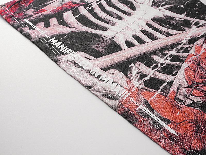 Godspeed Skeleton Graphic T-Shirt — detail