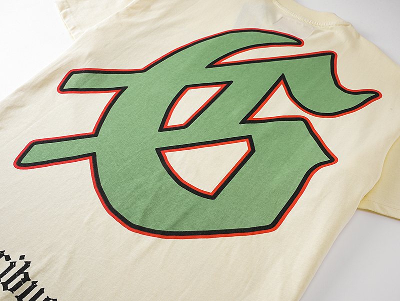 Godspeed Cream Sunset Car Graphic T-Shirt — detail