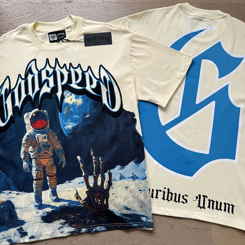 Godspeed Astronaut Graphic Short-Sleeve T-Shirt — context