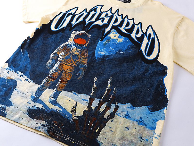 Godspeed Astronaut Graphic Short-Sleeve T-Shirt — detail