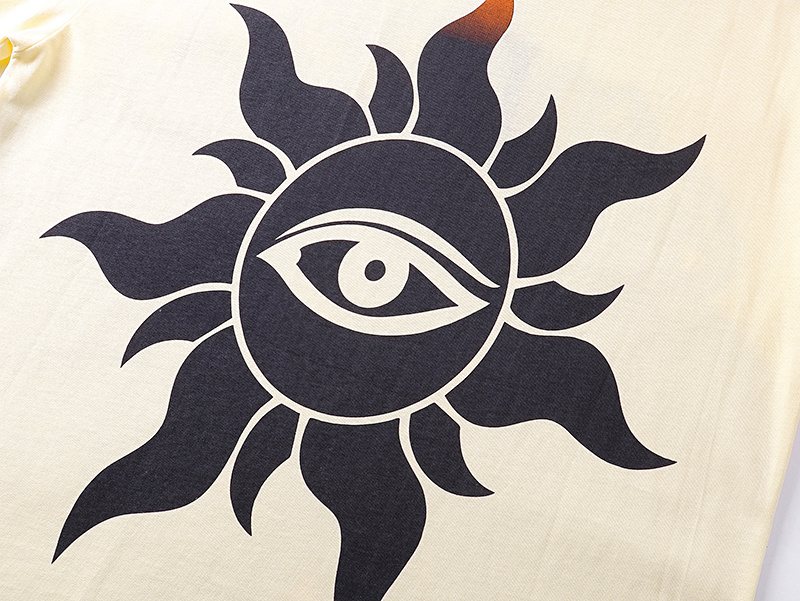Godspeed Statue of Liberty Sun-Eye Graphic T-Shirt — detail
