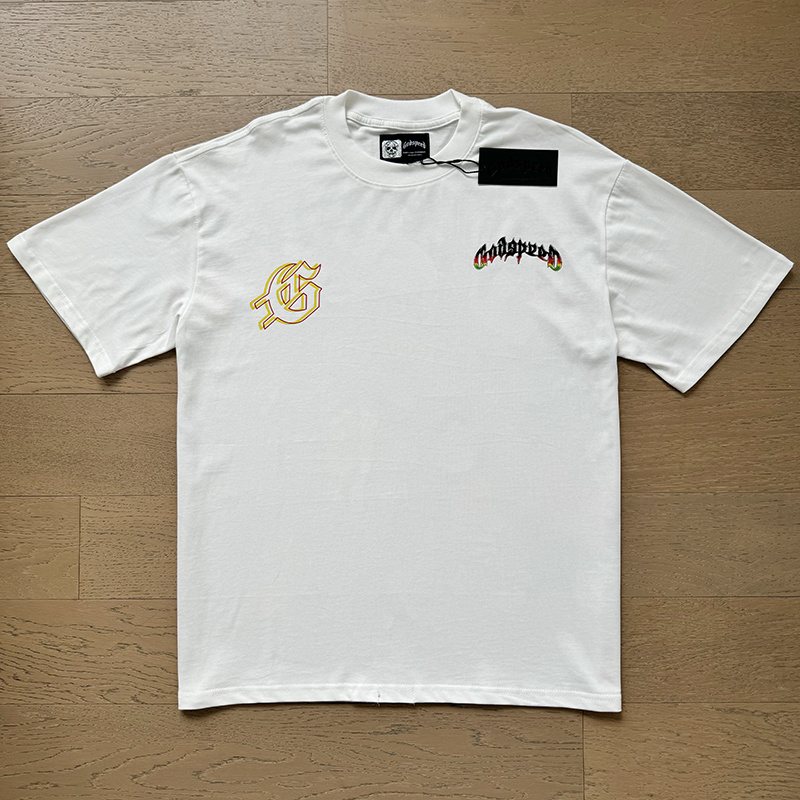 Godspeed Skull Flame Graphic T-Shirt — front
