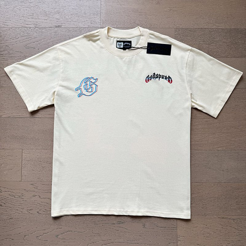 Godspeed Skull Graphic Short-Sleeve T-Shirt — front