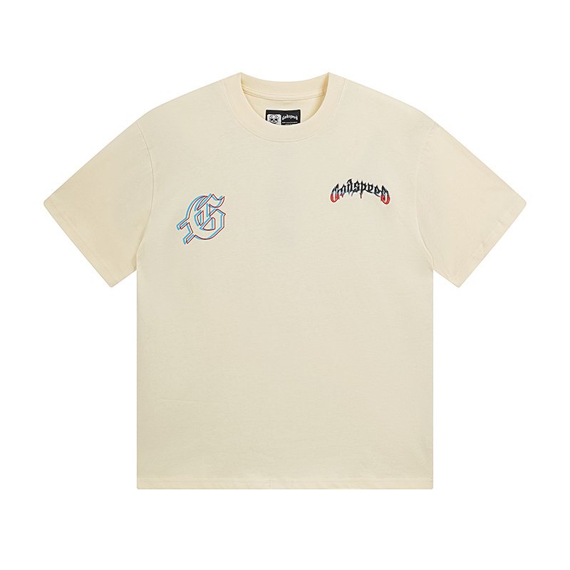 Godspeed Skull Graphic Short-Sleeve T-Shirt — front