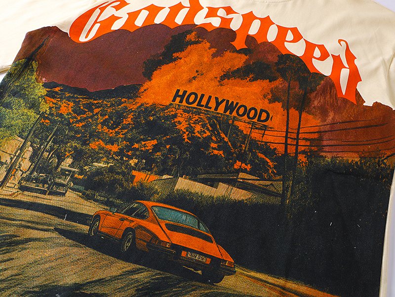 Godspeed Hollywood Graphic T-Shirt — detail