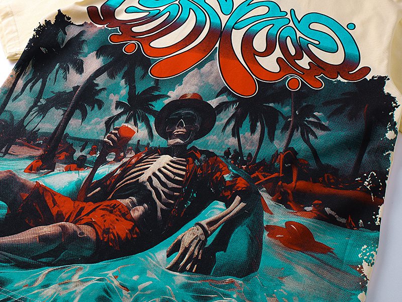Godspeed Manifested MMXXII Skeleton Graphic T-Shirt — detail