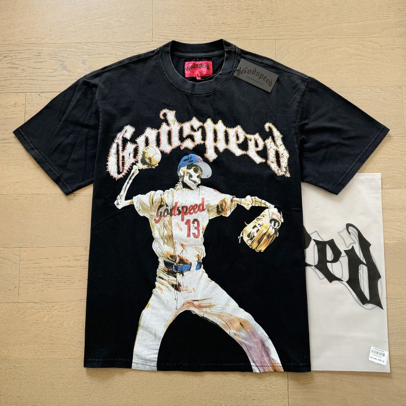 Godspeed 13 Baseball Graphic T-Shirt — context