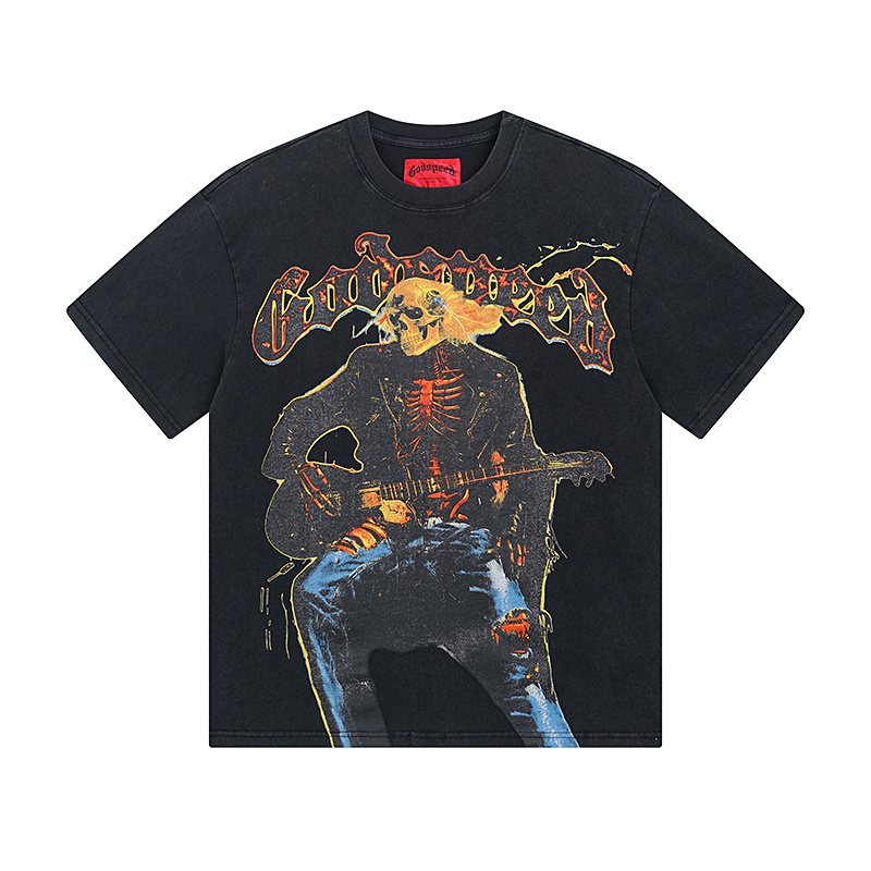 Godspeed Skeleton Guitar Graphic T-Shirt — hero
