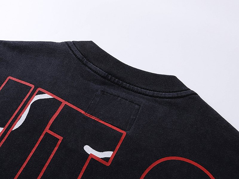 Godspeed Washed Black Rock Graphic T-Shirt — detail