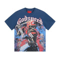 Godspeed Baseball Skull Graphic T-Shirt — hero