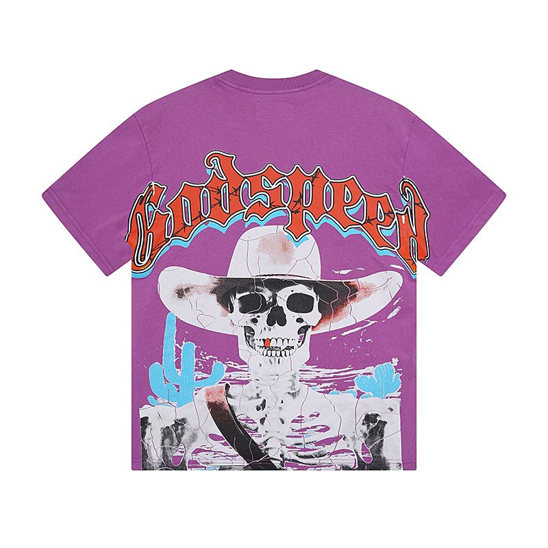 Godspeed Washed Rock Graphic T-Shirt — back