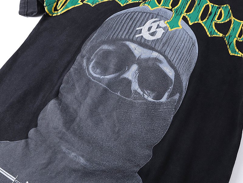 Godspeed Washed Black Rock Graphic T-Shirt — detail