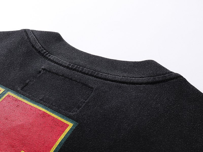 Godspeed Shark Sunset Graphic T-Shirt — detail