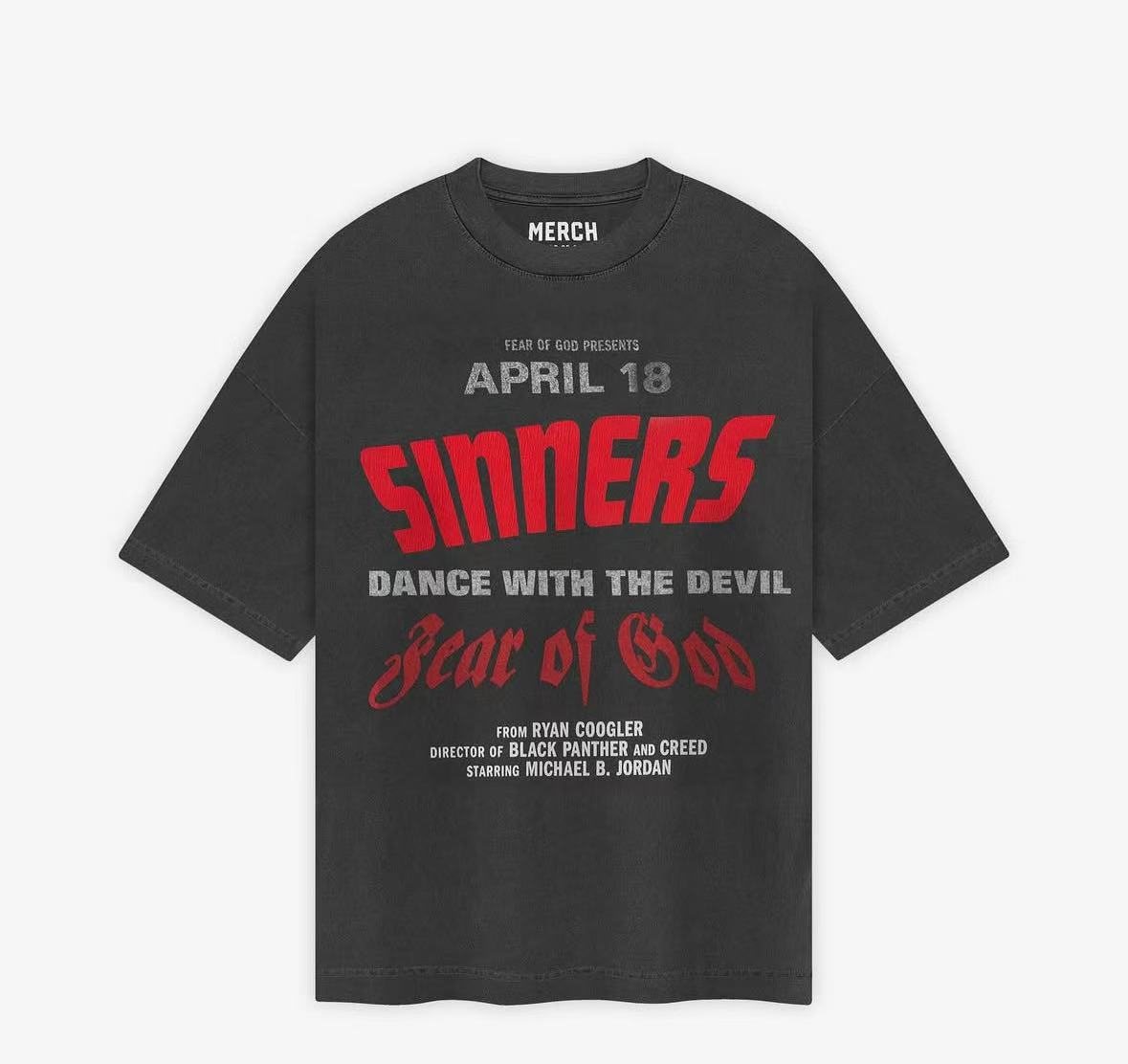 Fear of God Sinners Dance With the Devil Graphic T-Shirt — front