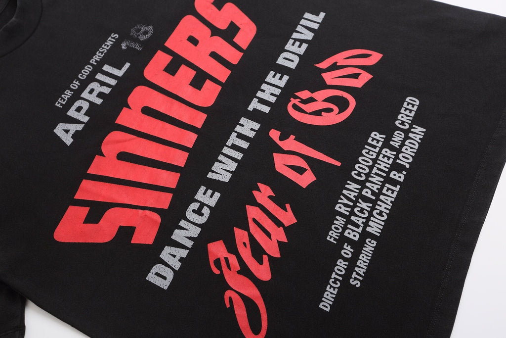 Fear of God Sinners Dance With the Devil Graphic T-Shirt — detail