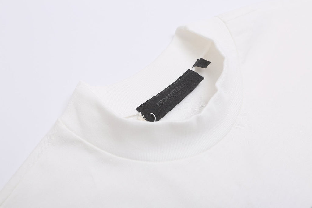 ESSENTIALS F-Letter Embroidered Graphic T-Shirt — neck_label