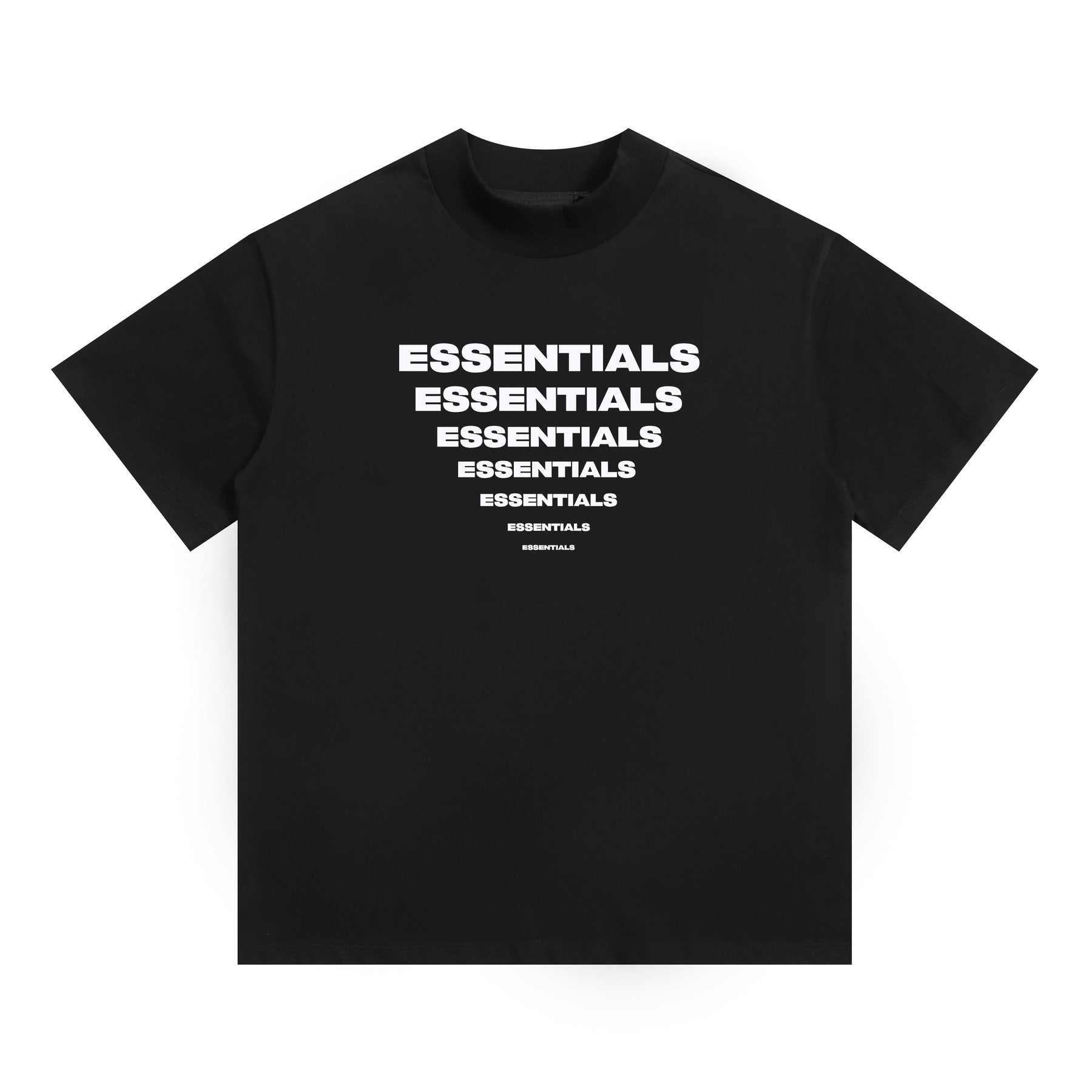 ESSENTIALS Repeated Graphic Short-Sleeve T-Shirt — front