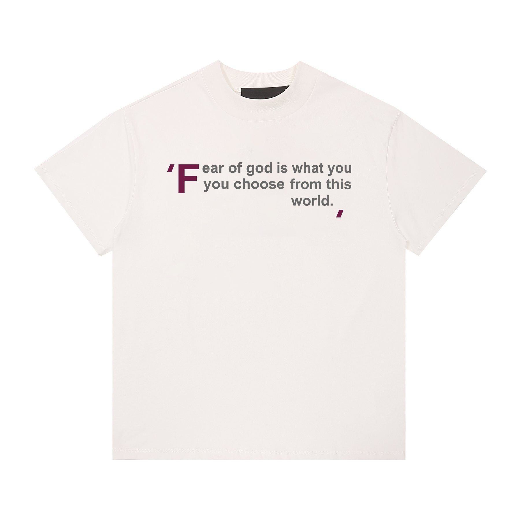 ESSENTIALS Text Graphic Short-Sleeve T-Shirt — front