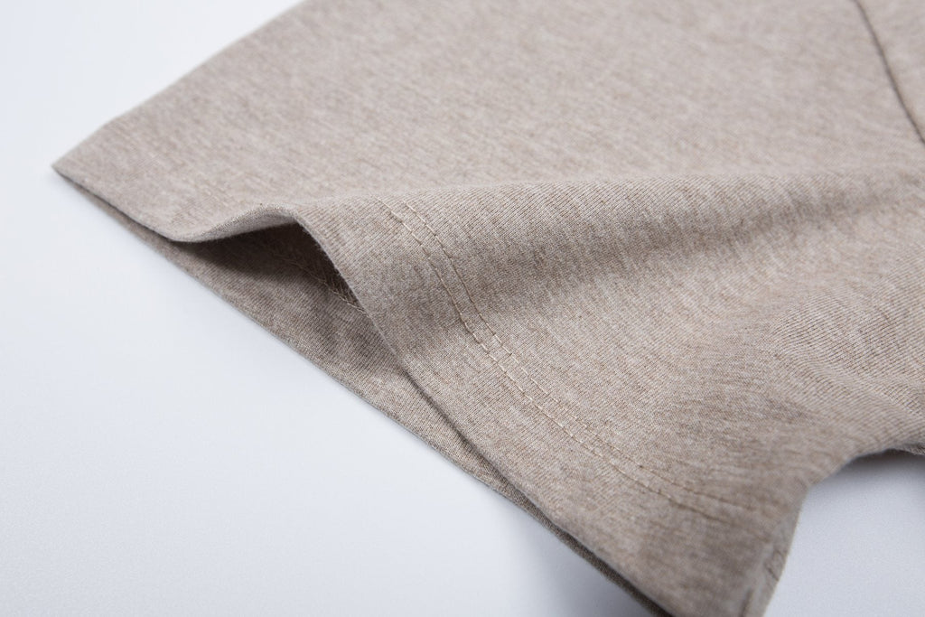 ESSENTIALS Small Chest Logo Short-Sleeve T-Shirt — fabric_closeup