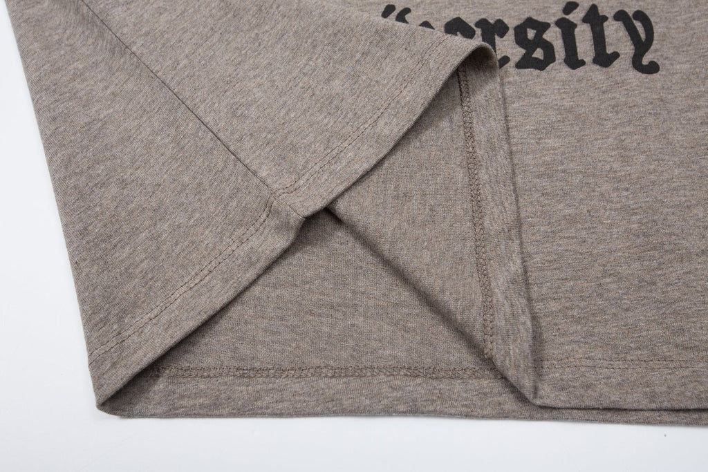 ESSENTIALS University Crest Graphic T-Shirt — detail