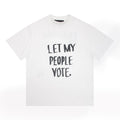 ESSENTIALS Let My People Vote Portrait Back T-Shirt — front