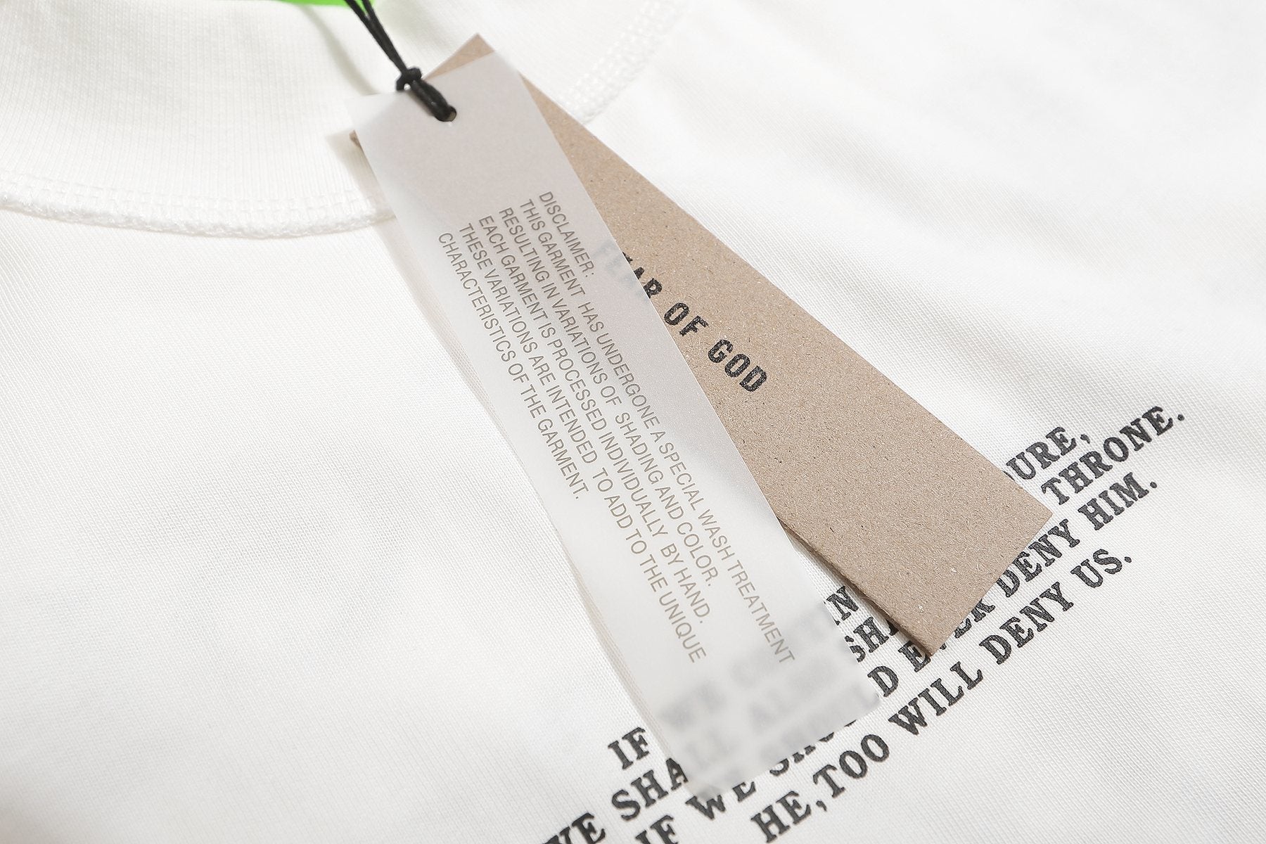 FEAR OF GOD Maxfield Back Graphic T-Shirt — hang_tag
