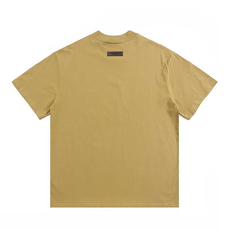 ESSENTIALS Flocked Logo Short-Sleeve T-Shirt — back