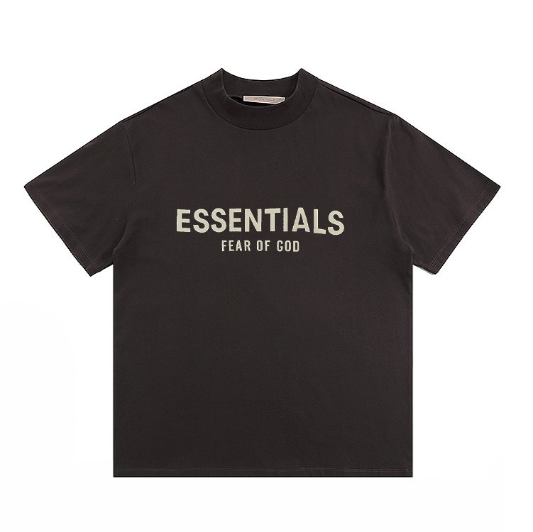 ESSENTIALS Flocked Logo Short-Sleeve T-Shirt — hero