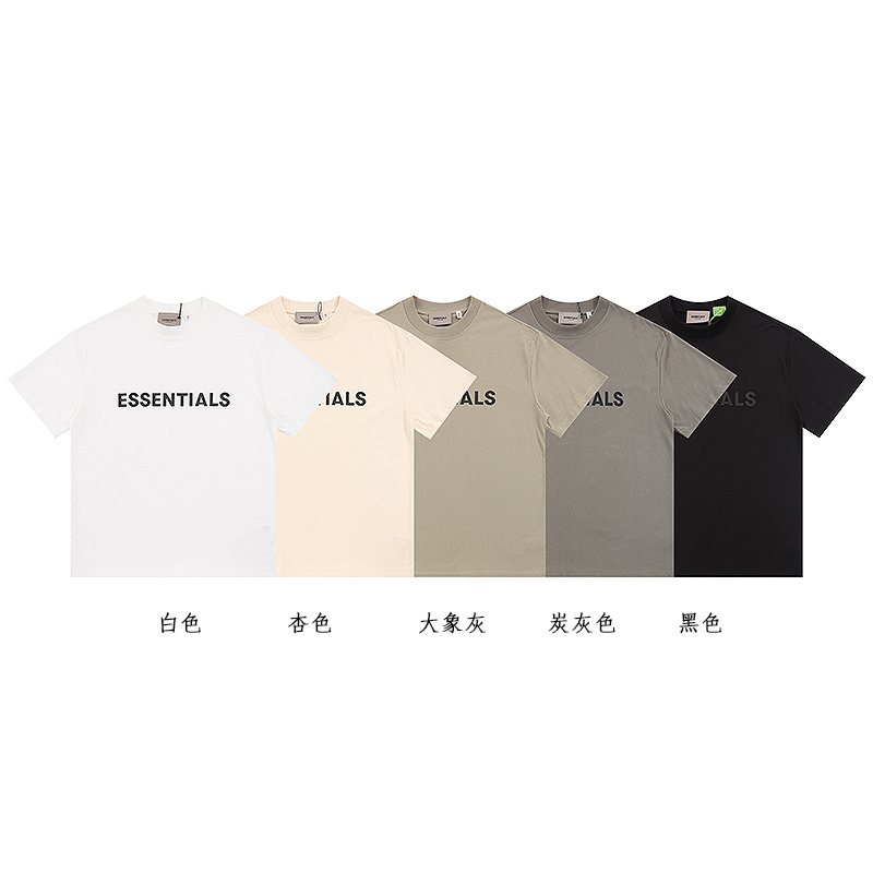 ESSENTIALS Front Wordmark Short-Sleeve T-Shirt — comparison